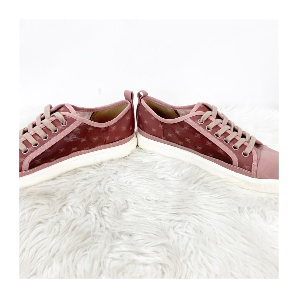 Sam Edelman Edelyn Size 8.5 Pink Women's Low Top Casual Mesh Comfort Sneaker - Picture 10 of 13
